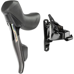 SRAM Force AXS HRD eTap Shift/Brake Lever and Hydraulic Disc Brake Caliper - Left/Front, Flat Mount, 20mm Offset